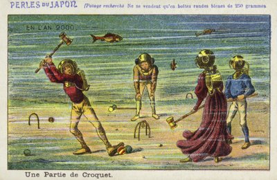 Et undervandsspil kroket i år 2000 af French School