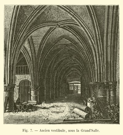Gammel vestibule, under GrandSalle af French School