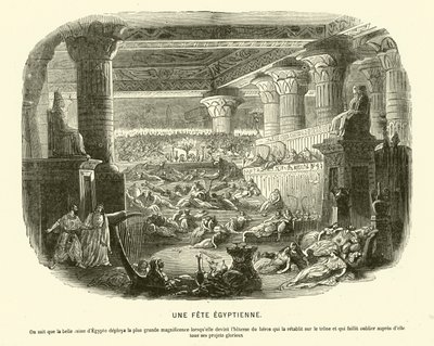 Gammel egyptisk fest under Kleopatra VII