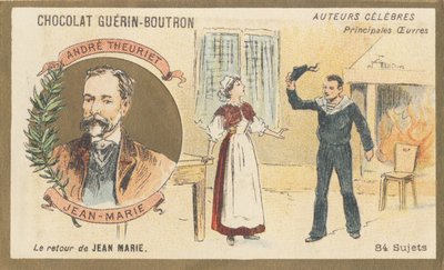 André Theuriet (1833-1907), fransk digter, romanforfatter og dramatiker, forfatter til "Jean-Marie", drama (1872) af French School