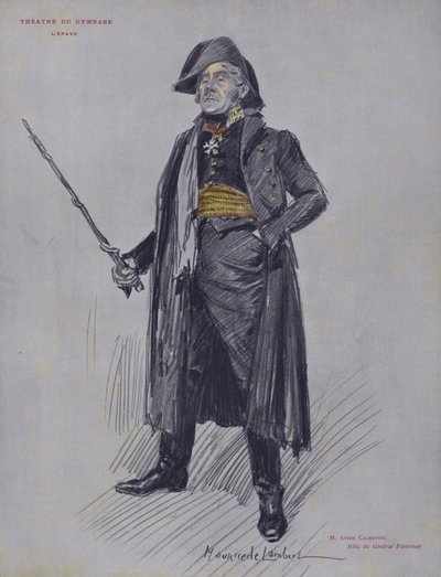 Andre Calmettes som General Favernay i LEpave af French School