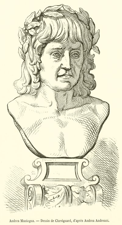 Andrea Mantegna (gravering) af French School