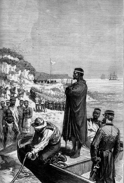 Anglo-Zulu-Krieg in Südafrika von French School