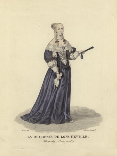 Anne Genevieve de Bourbon, hertuginde af Longueville af French School