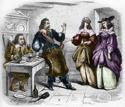 Anne "" Ninon"" fra Enclo (eller Ninon de Lenclos eller Ninon de Lanclos af French School