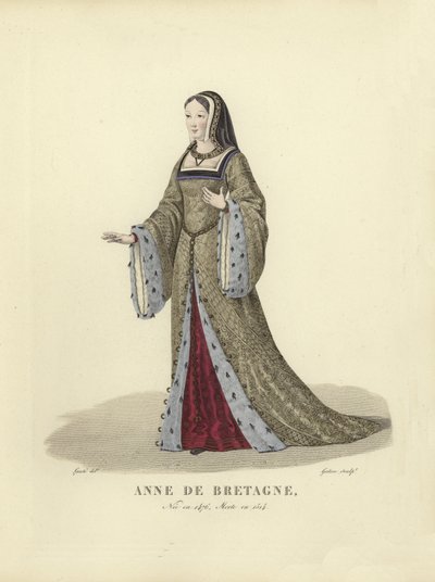 Anne af Bretagne, Queen Consort of Charles VIII og Louis XII of France af French School