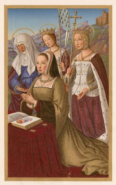 Anne af Bretagne i bøn af French School
