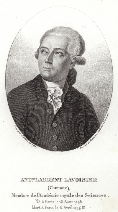 Antoine Laurent de Lavoisier af French School
