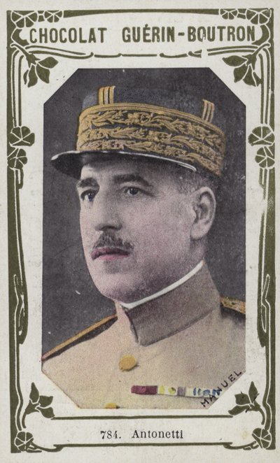 Antonetti (farvet foto) af French School