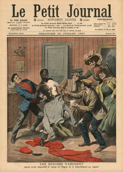 Apaches have det sjovt, illustration fra 