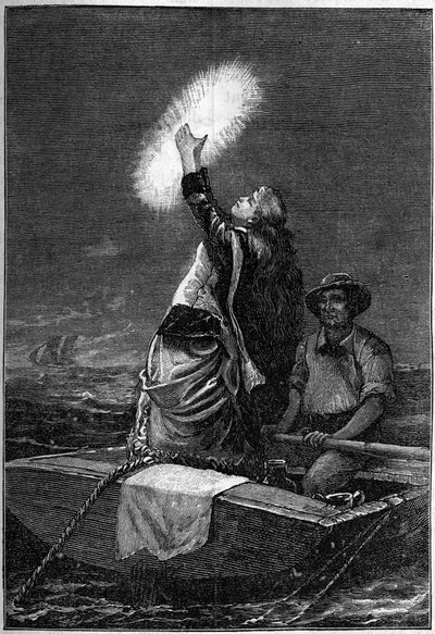 Udseende af et kæmpe pyrosom, i "The Journal of Youth" af French School