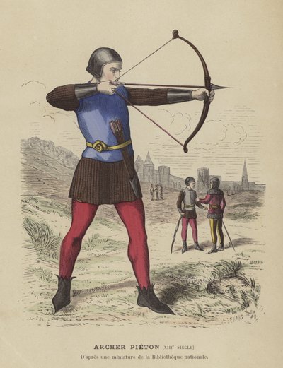 Archer, 13. århundrede af French School