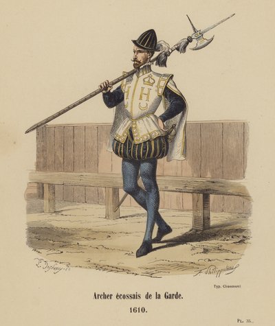 skotsk bueskytte fra vagten af French School