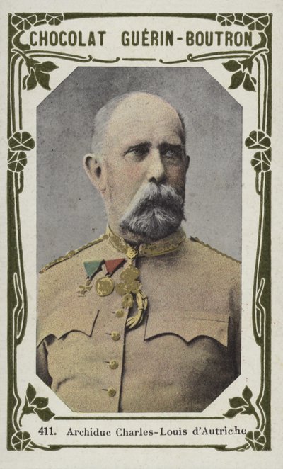 Ærkehertug Charles-Louis af Østrig (farvet foto) af French School