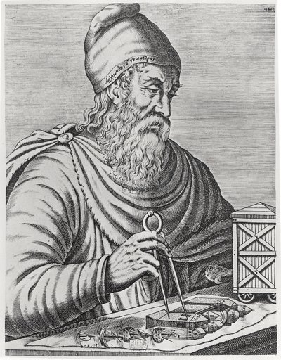 Arkimedes (287-212 f.Kr.) af French School