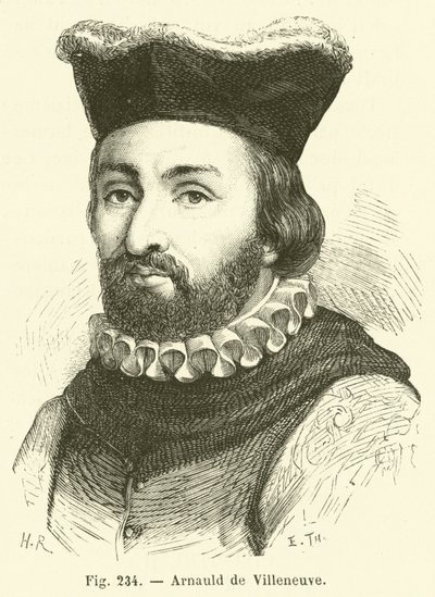 Arnauld de Villeneuve (gravering) af French School