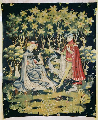 Arras Tapestry, Offer of the Heart (gobelin) af French School