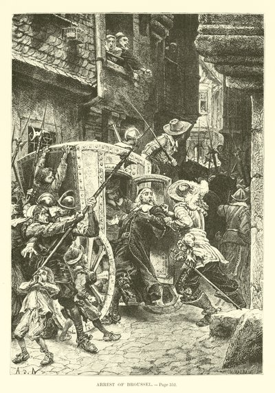 Arrestation af Broussel af French School