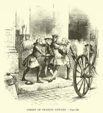 Arrestation af Charles Edward af French School