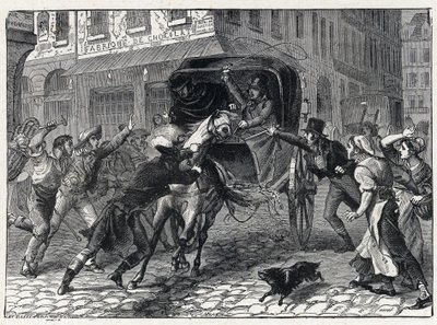 Arrestation af Georges Cadoudal (1771-1804), en chef-chouan under Vendee-krigene, 9. marts af French School