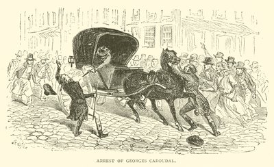 Arrestation af Georges Cadoudal (gravering) af French School