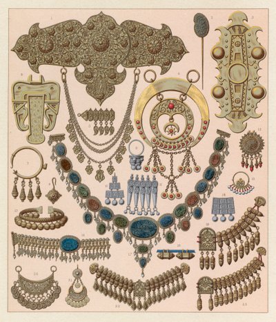 Asien Kostume af French School