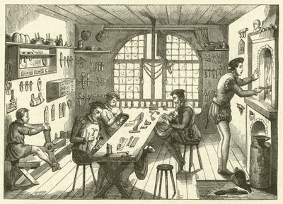 Værksted af Etienne de Laulne, kaldet Stephanus, guldsmed fra det sekstende århundrede (gravering) af French School