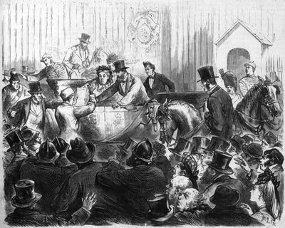 Angreb på dronning af England Victoria (1819-1901) af French School