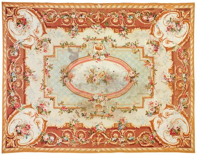 Aubusson tæppe, sidste fjerdedel af det 19. århundrede af French School