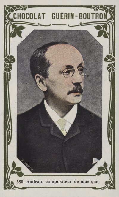 Audran, musikkomponist (farvet foto) af French School