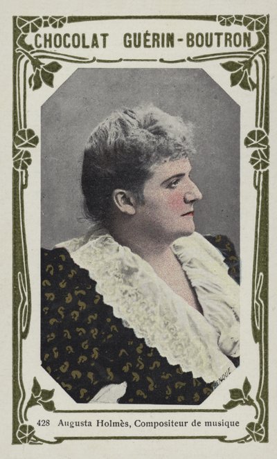 Augusta Holmes, musikkomponist (farvet foto) af French School