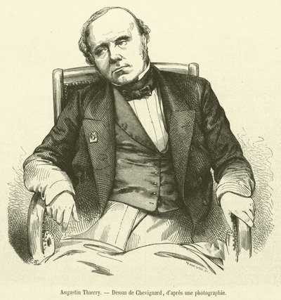 Augustin Thierry (gravering) af French School
