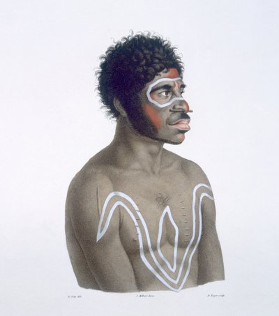 Australsk aboriginal, 1812 af French School