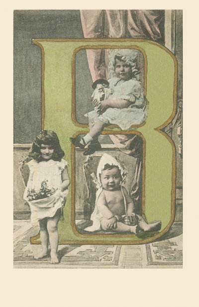 B: Tre små børn af French School