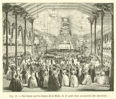 Bal givet af damerne i Halle den 17. august 1850 ved de uskyldiges march af French School