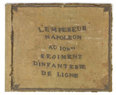 Banner of the French 105th Regiment, c.1815dani af French School