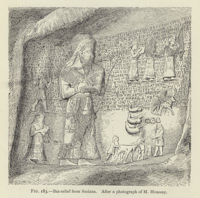 Bas-relief fra Susiana af French School