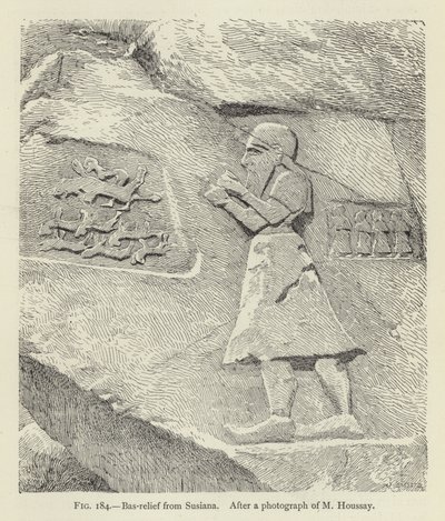 Bas-relief fra Susiana af French School