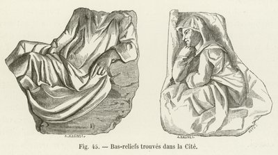 Reliefs gefunden in der Stadt von French School