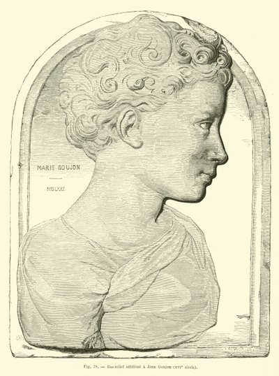 Basrelief tilskrevet Jean Goujon af French School