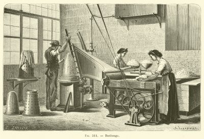 Bastissage (gravering) af French School