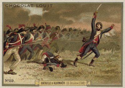 Slaget ved Alkmaar, franske revolutionskrige, 6. oktober 1799 af French School