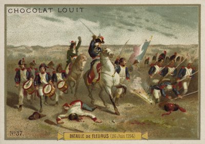 Slaget ved Fleurus, franske revolutionskrige, 26. juni 1794 af French School
