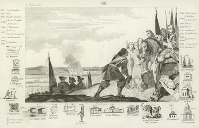 Battle of Fontenoy, 1745  af French School