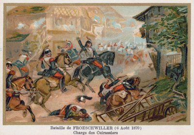 Slaget ved Froeschwiller, Cuirassiers angreb af French School