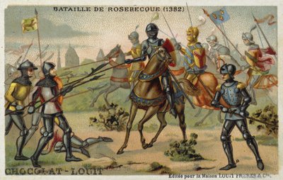 Slaget ved Rosebecque (Roosebeke), Flandern, 1382 af French School