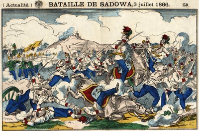 Slaget ved Sadowa den 3. juli af French School