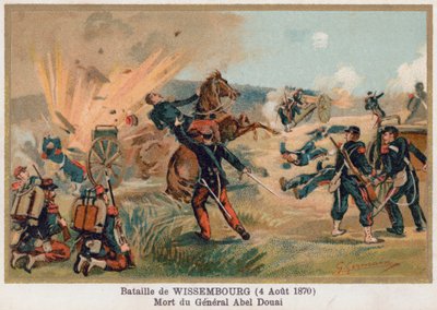 Slaget ved Wissembourg, General Douays død af French School