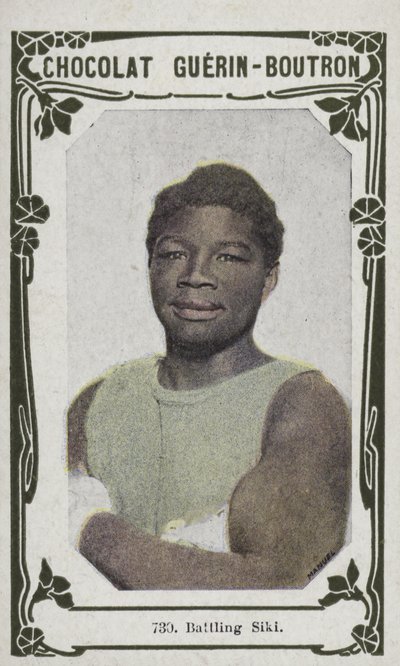 Battling Siki (farvet foto) af French School