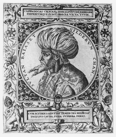 Bayezid I (gravering) af French School